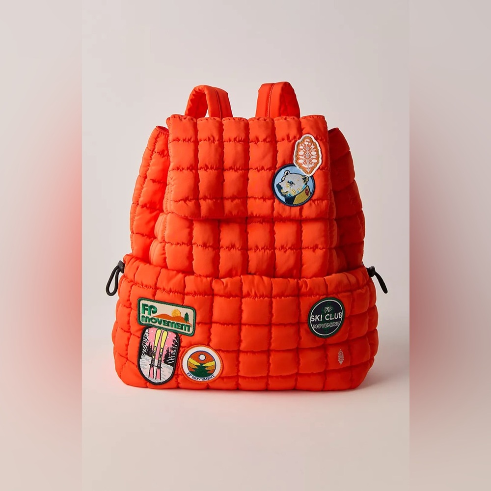 Free People FP Movement Quilted Patch Hiker Backpack